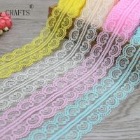 [HOT!] 10 yards of beautiful lace ribbon 4.5 cm wide DIY jewelry clothing / flowers and other accessories 16 color