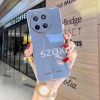 2023เคสมือถือใหม่11NFC Realme11 4G C53 C51 NFC Realme 11 Pro + Pro 5G แฟชั่นเคสนิ่มชุบขอบตรงกันตกเคสนิ่มเลนส์เคสใส่โทรศัพท์บางเฉียบป้องกันเคสสำหรับ REALME C51 REALME