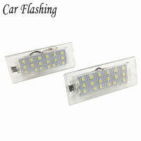 [2] รถกระพริบสีขาว CANbus LED จำนวนไฟป้ายทะเบียน18 SMD 3528สำหรับ BMW E53 X5 1999-2003 E83 X3 03-10[2]