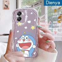 เคส Dienya สำหรับ OPPO A57 2022 A77 2022 A57s A77S A77E การ์ตูนน่ารักโดราเอมอนเนื้อครีมขอบคลื่นนุ่มเคสมือถือกันกระแทกแบบใสที่สร้างสรรค์เคสโปร่งใสลายกล้องถ่ายรูปสีอ่อนโยนฝาครอบป้องกัน