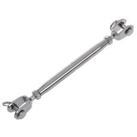 304 Stainless Steel Rigging Screw Closed Body Jaw Jaw Turnbuckle 7/32" Thread