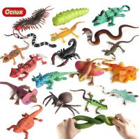 【CC】 Oenux Snake Lizard Insect Animals Figures Fun Anti Stress Soft TPR Kid