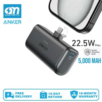 Anker Nano Power Bank 5000mAh Portable Charger 22.5W with Foldable