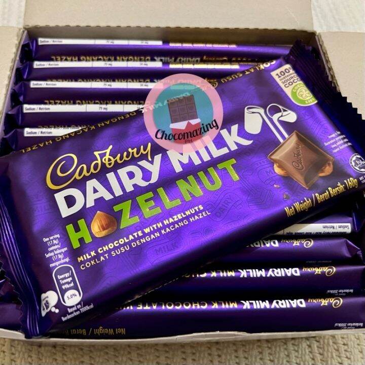 Cadbury Dairy Milk Hazelnut Chocolate Bar 165g Lazada PH