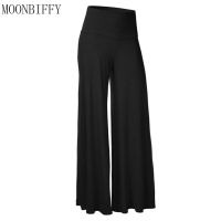 Women Wide Leg Pants S~4XL Pant Summer Women Sexy Solid Color Loose Trousers High Waist Wide Leg Pant Streetwear Female Clothing