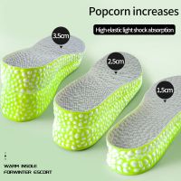 New Height Increase Insoles for Women Men Invisible Boost 1.5-3.5cm Breathable Orthopedic Elevator Insoles Shock Absorption Pads