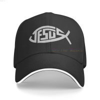 2023 New Flat brimmed hat, Jesus quick back hat, mens flat bill baseball cap, black truck driver adjustable dad hat Versatile hat