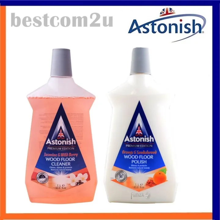 Astonish Flawless Wood Floor Cleanser + Wood Polish Set) Lazada