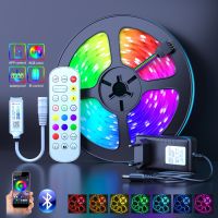 【 YUYANG Lighting 】 Led Strip Light 5050 Rgb Smd Dc12v 5m Bluetooth 12v - 2835 Aliexpress