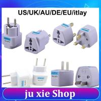 JuXie store Universal US/UK/AU/DE Plug Adapter USA To Euro Europe Travel Wall AC Power Charger Adapter Converter 2 Round Pin Socket