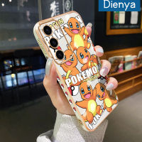 Dienya เคสปลอกสำหรับ Samsung Galaxy S23บวก S23อัลตร้าการ์ตูน Pokemon ใหม่กรอบพื้นผิวสี่เหลี่ยมแบบนิ่มซิลิกาเจลกันกระแทกเคสมือถือรวมทุกเลนส์กล้องถ่ายรูปฝาครอบป้องกัน