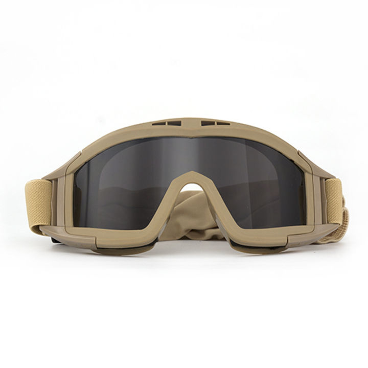 แว่นตาทะเลทราย-อุปกรณ์ยิงสด-แว่นตาพัดลมทหาร-ติดตั้งมอเตอร์ไซค์ฮาร์เลย์แว่นตาป้องกันความสนุกสนาน
