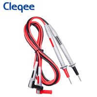 สายเคเบิลสำหรับทดสอบมัลติมิเตอร์ทำจากซิลิโคนของ Cleqee P1505b เข็มแหลมที่แม่นยำชุบทองปลั๊กกล้วยขนาด4มม. หัววัดมัลติมิเตอร์สายเคเบิลยาว1.5เมตร