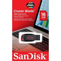 ?HOT สุด Flash Drive CRUZER BLADE 16GB Black USB2.0 (SDCZ50_016G_B35) Memory แฟลชไดร์ฟ แซนดิส ประกัน Synnex 5ปี สุดว้าว แฟลชไดร์ฟ usb