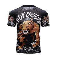 Cody Lundin Sublimation Printed Short Sleeve Compression Sports T Ss Muscular Boxing MMA Rash Guard Training Gym t shirt