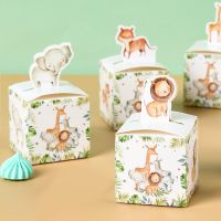 24pcs Jungle Boxes Birthday Decoration Kids Baby Shower Supplies