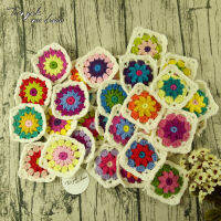 Original DIY Colors 9cm Square Coaster Handmade Crochet Doilies Wedding Table Decor Doily Placemat Clothes Accessories 30pcs