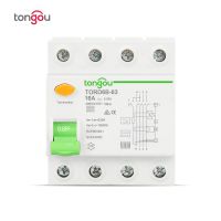 10KA 4P 63 Amp ประเภท B RCCB DC RCD 230V 400V 30Ma กระแสไฟตกค้างสำหรับกองเครื่องชาร์ต EV ยานพาหนะไฟฟ้า