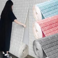 10 Meter Home Decor Self Adhesive Wallpaper Peel Stick 3D Wall Panel Living Room Kitchen Brick Stickers Kids Room Wallpaper