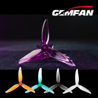 Gemfan Hurricane 5127 -3 Props 3-Blade Propeller 5Inch Prop 1ชุดมี 4ใบพัด แกน M5 fpv racing drone freestyle เหนียว โดรนซิ่ง