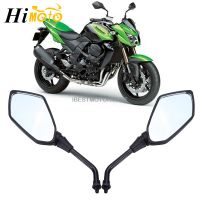 ยูรีเทน✎☑กระจกมองหลังสำหรับแข่งรถมอเตอร์ไซค์กระจกด้านข้างสำหรับ Kawasaki Z750 Z1000 ER-6N KLE400 KLE500 VERSYS 1000 ZRX1100 ZRX1200