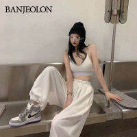 BANJEOLON ชุดลำลองหลวม ๆ ชุดลำลองสำหรับสุภาพสตรี ชุดออกกำลังผญ BAN232