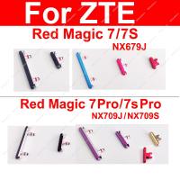 สําหรับ ZTE Nubia Red Magic 7 7S NX679J 7 7S Pro NX709J / NX709S On OFF Power Volume Swith Button Gaming Side Keys Parts