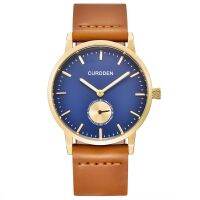 ⌚▧❈ CURDDEN Brand Watches Mens Women Leather Quartz Wristwatch