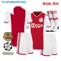 ☫◑♤ 2022 2023 Ajax Kids Kit Football Jersey 22/23 High Quality Fan Edition Shirt with Patch Socks KIASES