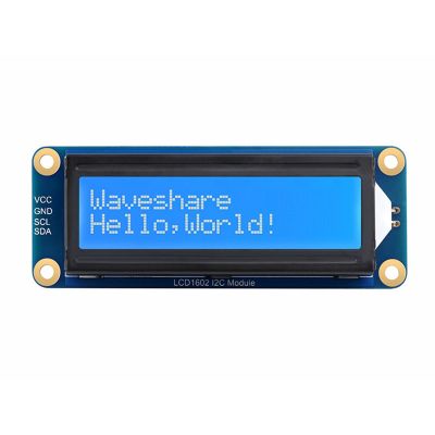 Waveshare LCD1602 I2C AiP31068 LCD Screen 32-Character LCD Screen Compatible with 3.3V/5V for Raspberry/Pi Pico/Jetson Nano