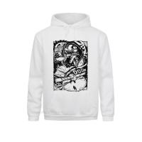 MF Doom Game Large Size Long Sleeve Hoodie Jacket Fashion Man White Harajuku Hoodies Cotton Camisas Hombre Pullover Size XS-4XL