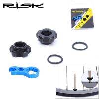 1 Set Accessories Tubeless Mountain Bike Vacuum with Install Wrench Presta Valve Nut Tires Nozzle Lock Tire Valve Cap Valve Stems  Caps  Adapters