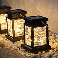 ▲▦✌ Solar Lantern Light LED Waterproof Portable Garden Decor Hanging Light Outdoor Yard Festival Decor Atmosphere Lamp Power Solar