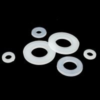 Total 1150pcs M2 M2.5 M3 M4 M5 M6 M8 White Black Plastic Nylon Flat Washer Plain Insulation Gasket Ring Assortment Kit Set