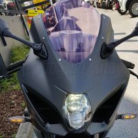 【Be worth】 purplekattt รถจักรยานยนต์ Double Bubble กระจกบังลมสำหรับ2017 2018 2019 Suzuki GSX-R1000 GSXR1000 GSX-R GSXR 1000 K17