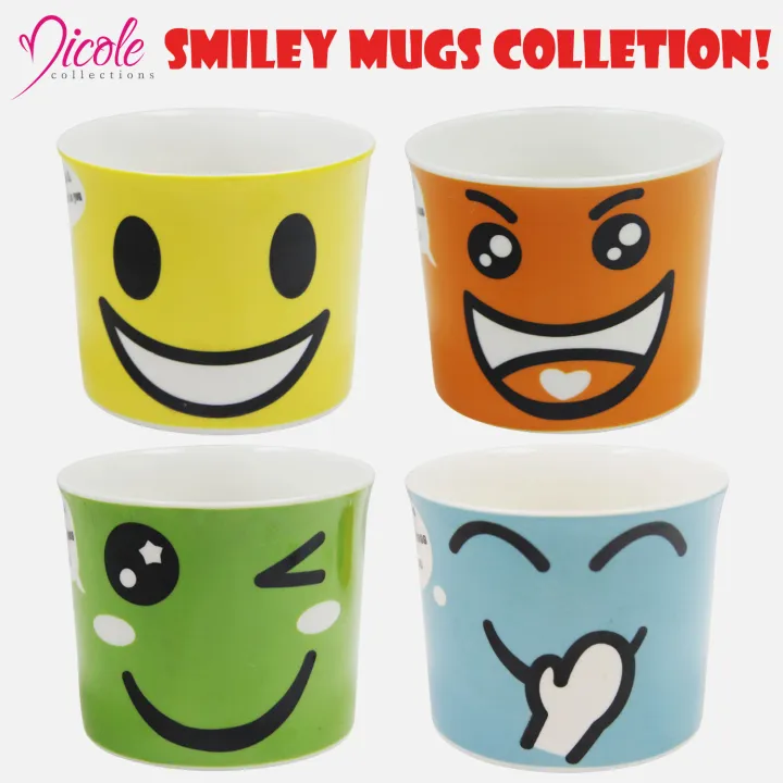 ON HAND COD SMILEY CERAMIC MUG CUP EMOJI CERAMIC MUGS Lazada PH