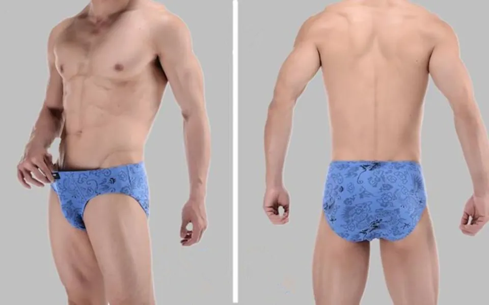 5pcs/Lot Cotton Men Briefs Men's Underwear Male Briefs Underpants