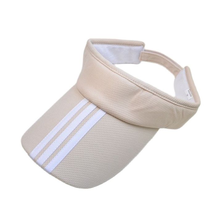 หมวกแก๊ปกระบังแสงสำหรับผู้ชายและผู้หญิงหมวกหมวกกีฬาเปิดยาวฝาปิดระบายอากาศได้เสื้อเบสบอลสีอ่อนฤดูร้อน