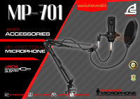 MICROPHONE (ไมโครโฟน) SIGNO (MP-701) CONDENSER MICROPHONE UNI-DIRECTIONAL 20Hz-20kHz 2.2M/3.5MM JACK ประกัน 1 ปี -ของแท้