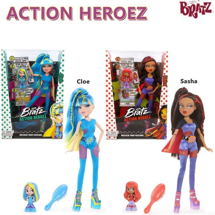 Bratz Heroez Yasmin Cloe Shira Doll Anime Statue Action Figure ...