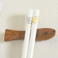 5Pairs Flowers Ceramic Chopsticks Household Porcelain Reusable Safe Chopsticks Bone China Tableware Easy Clean Palillos Chinos