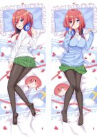 Anime Pillow The Quintessential Quintuplets Nakano Miku Hugging case Body Dakimakura Cover Otaku case