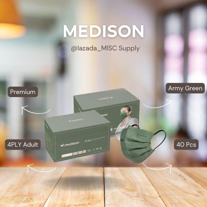 MEDISON Adult 4Ply Premium Soft Surgical Face Mask SIRIM CERTIFIED