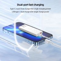 Hjghfhf เครื่องชาร์จ GaN 65W สำหรับ Sumsung USB TypeC ชาร์จเร็วแท่นชาร์จ iPhone iPad