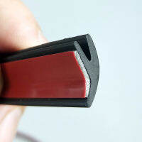 2-8M V shaped Universal WEATHER Strip Hollow Glass window moulding Rubber Strip ตกแต่ง FINISH