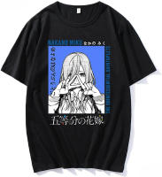 unisex Tee◊  Yameela07 2021 The Quintessential Quintuplets T-Shirt Anime Tee Shirt Unisex Pullover Nakano Ichika Nino Miku Yotsuba Itsuki Cosplay เสื้อยืดพิมพ์ลาย เสื้อยืดลำลองฤดูร้อน