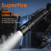 SuperFire J6 strong light super bright LED flashlight adventure camping searchlight USB portable