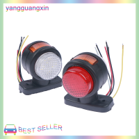 yangguangxin 12V รถรถบรรทุก LED Dual Side MARKER หลอดไฟอินดิเคเตอร์สำหรับรถพ่วง