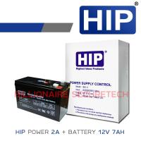 HIP SET Power Supply Controller 2A + BATTERY 12V 7AH BY BILLIONAIRE SECURETECH