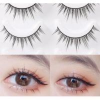 Natural Handmade False Eyelashes 3D Eyelash Extension False Eyelashes Silk Eyelashes Fluffy Multilayer ThinFalse Eyelas